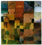  Paul Klee Red and White Domes - Hand Painted Oil Painting