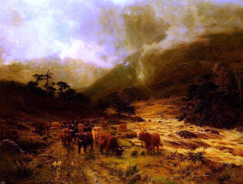  Louis Bosworth Hurt Glen Dochart, Perthshire - Hand Painted Oil Painting