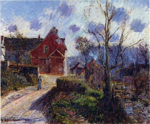  Gustave Loiseau The Red Painted House - Hand Painted Oil Painting