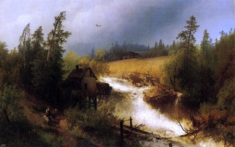  Herman Herzog The Old Watermill - Hand Painted Oil Painting