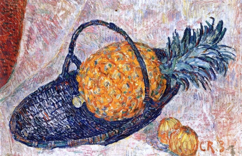  Christian Rohlfs Still Life with Pineapple - Hand Painted Oil Painting