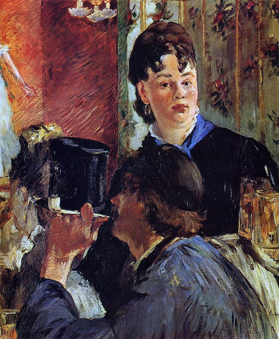  Edouard Manet The Waitress (also known as The Beer Serving Girl) - Hand Painted Oil Painting