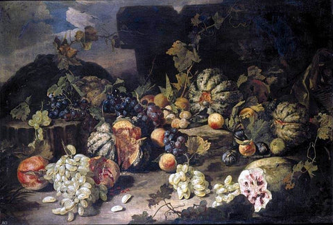  Franz Werner Von Tamm Still-Life of Fruit - Hand Painted Oil Painting