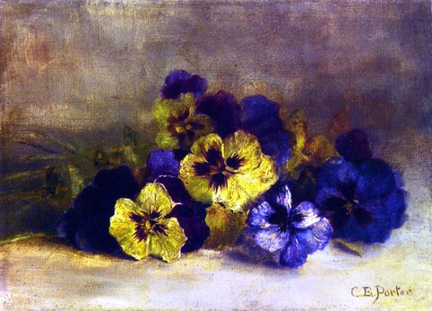  Charles Ethan Porter Pansies - Hand Painted Oil Painting
