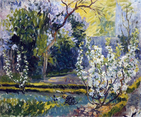  Henri Lebasque The Garden in Spring - Hand Painted Oil Painting