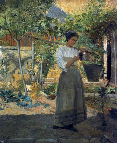  Ignacio Diaz Olano En el Jardin - Hand Painted Oil Painting