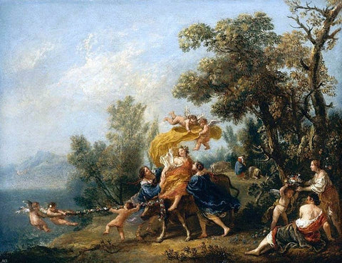  Francesco Zuccarelli Rape of Europa - Hand Painted Oil Painting