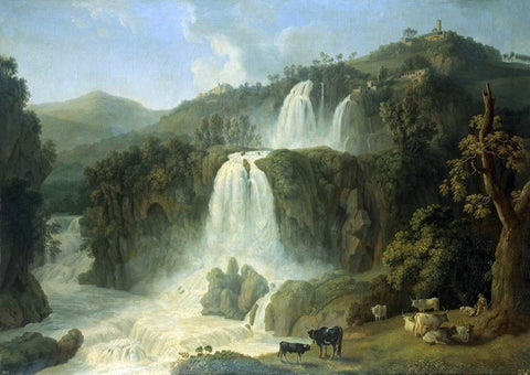  Jacob Philipp Hackert Great Cascades at Tivoli - Hand Painted Oil Painting