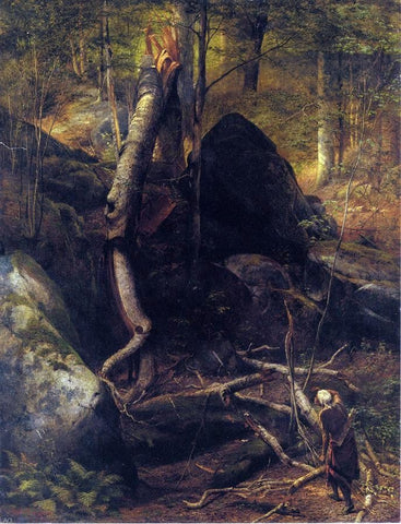  William Holbrook Beard The Fallen Landmark - Hand Painted Oil Painting