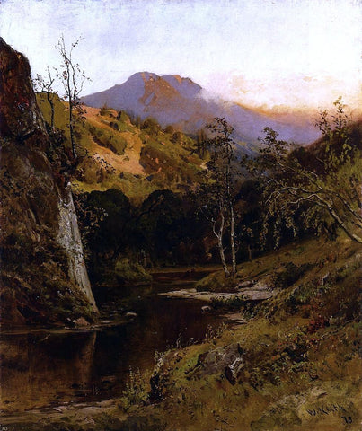  William Keith Mount Tamalpias from Lagunitas Creek - Hand Painted Oil Painting