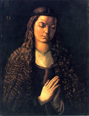  Albrecht Durer Portrait of a Woman with Her Hair Down - Hand Painted Oil Painting