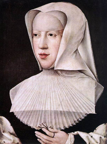  Bernaert Van Orley Portrait of Margareta van Oostenrijk - Hand Painted Oil Painting
