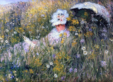  Claude Oscar Monet In the Meadow (detail) - Hand Painted Oil Painting