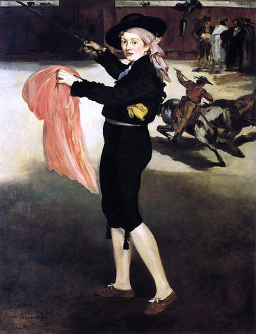  Edouard Manet Mlle V...in the Costume of an Espada - Hand Painted Oil Painting