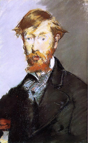  Edouard Manet Portrait of George Moore - Hand Painted Oil Painting