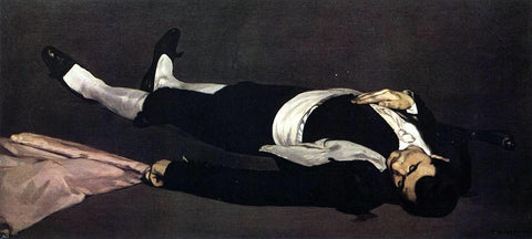  Edouard Manet The Dead Toreador (also known as The Dead Man) - Hand Painted Oil Painting