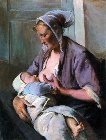  Elizabeth Nourse Motherhood - Hand Painted Oil Painting