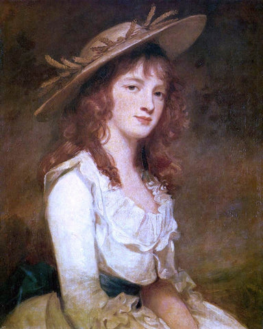  George Romney Miss Constable - Hand Painted Oil Painting