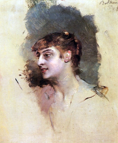  Giovanni Boldini Portrait of a Lady - Hand Painted Oil Painting