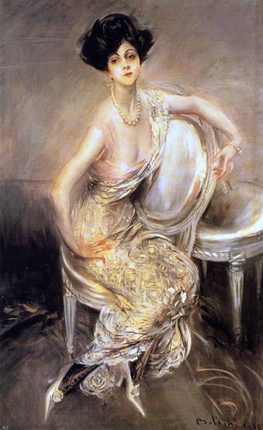  Giovanni Boldini Portrait of Rita de Acosta Lydig - Hand Painted Oil Painting