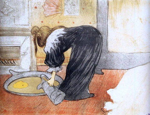  Henri De Toulouse-Lautrec Elles: Woman with a Tub - Hand Painted Oil Painting