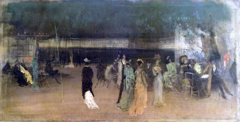  James McNeill Whistler Cremorne Gardens, No. 2 - Hand Painted Oil Painting