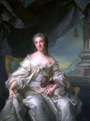  Jean-Marc Nattier Madame la Comtesse d'Argenson - Hand Painted Oil Painting