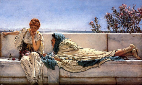  Sir Lawrence Alma-Tadema A Pleading - Hand Painted Oil Painting