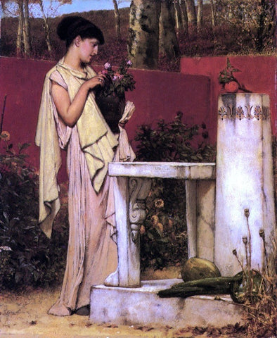  Sir Lawrence Alma-Tadema The Last Roses - Hand Painted Oil Painting