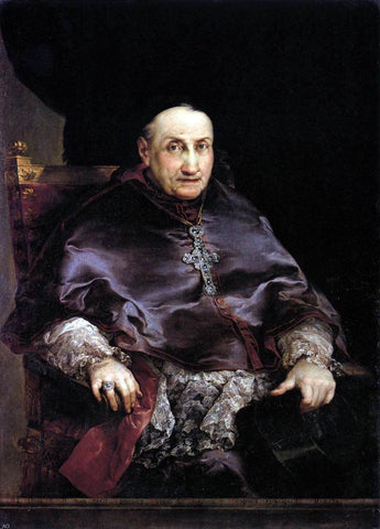  Vicente Lopez Y Portana Portrait of Don Juan Francisco Ximenez del Rio, Archbishop of Valencia - Hand Painted Oil Painting