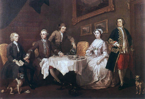  William Hogarth The Strode Family - Hand Painted Oil Painting