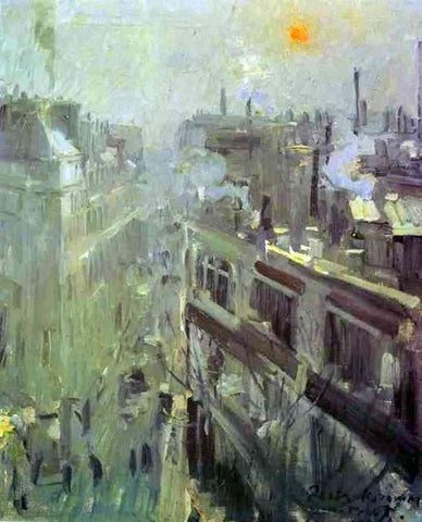  Constantin Alexeevich Korovin At Paris - Hand Painted Oil Painting