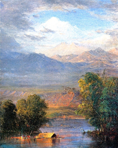  Frederic Edwin Church The Magdalena River, Equador - Hand Painted Oil Painting