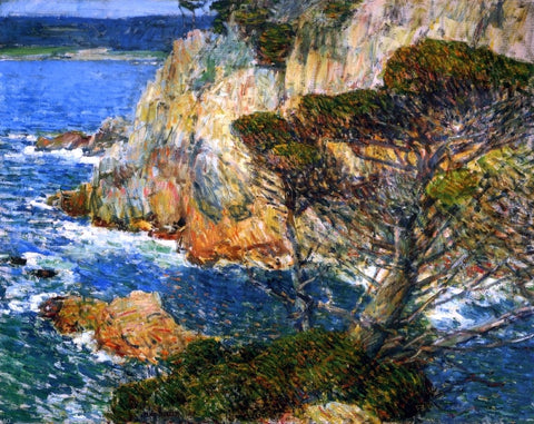  Frederick Childe Hassam Point Lobos, Carmel - Hand Painted Oil Painting