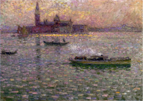  Henri Le Sidaner San Giorgio at Maggiore Venice - Hand Painted Oil Painting
