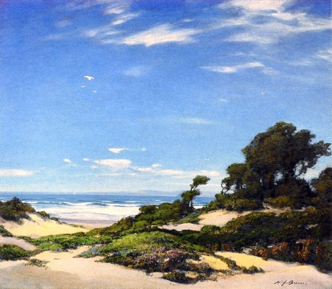  Henry Breuer Coast of Carmel - Hand Painted Oil Painting