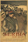  Theophile Alexandre Steinlen Save Serbia - Hand Painted Oil Painting