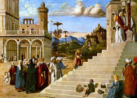  Cima Da Conegliano The Presentation of the Virgin - Hand Painted Oil Painting