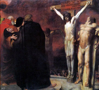  Franz Von Stuck Crucifixion - Hand Painted Oil Painting
