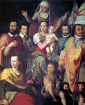  Giovanni Maria Butteri Virgin and Child with St Anne and Members of the Medici Family as Saints - Hand Painted Oil Painting