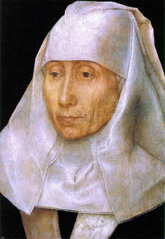  Hans Memling Portrait of an Old Woman - Hand Painted Oil Painting