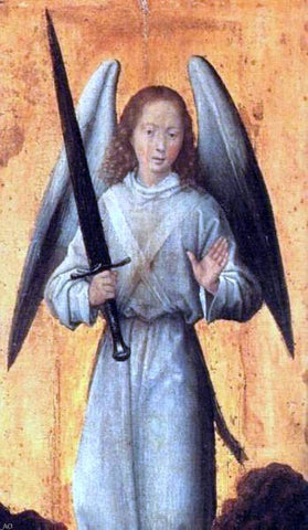  Hans Memling The Archangel Michael - Hand Painted Oil Painting