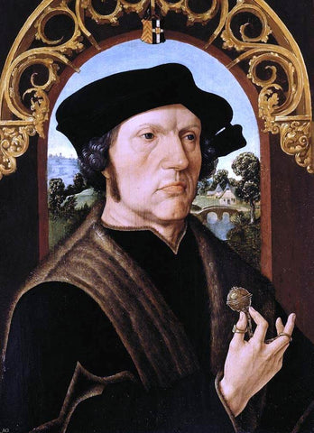  Jacob Cornelisz Van Oostsanen Portrait of a Man - Hand Painted Oil Painting