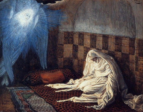  James Tissot The Annunciation - Hand Painted Oil Painting