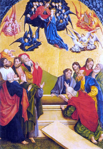  Johann Koerbecke Assumption of the Virgin - Hand Painted Oil Painting