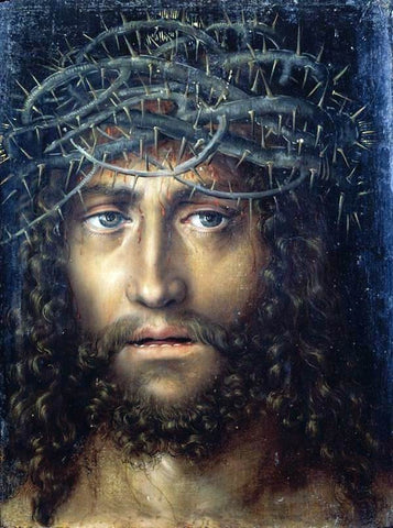  The Elder Lucas Cranach Head of Christ Crowned with Thorns - Hand Painted Oil Painting