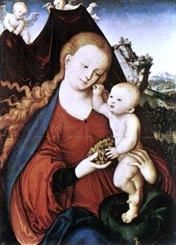  The Elder Lucas Cranach Madonna and Child - Hand Painted Oil Painting