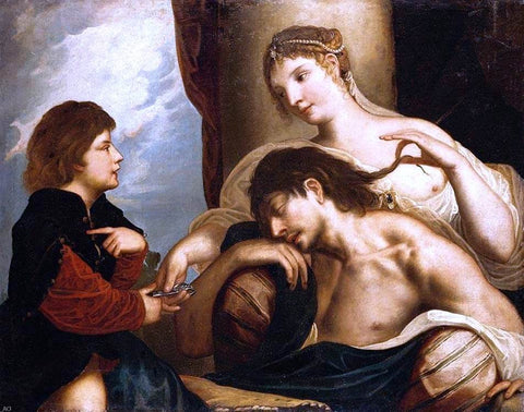  Padovanino Samson and Delilah - Hand Painted Oil Painting
