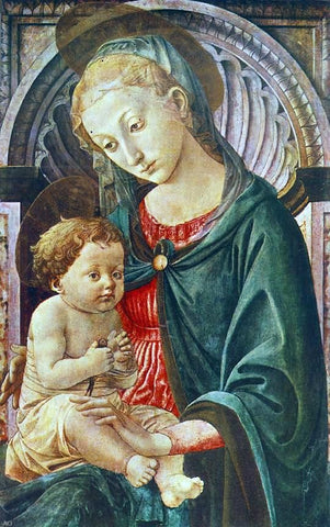  Pesellino Madonna with Child - Hand Painted Oil Painting