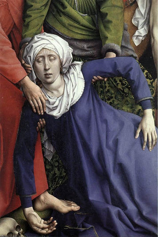  Rogier Van der Weyden Deposition (detail: 1) - Hand Painted Oil Painting